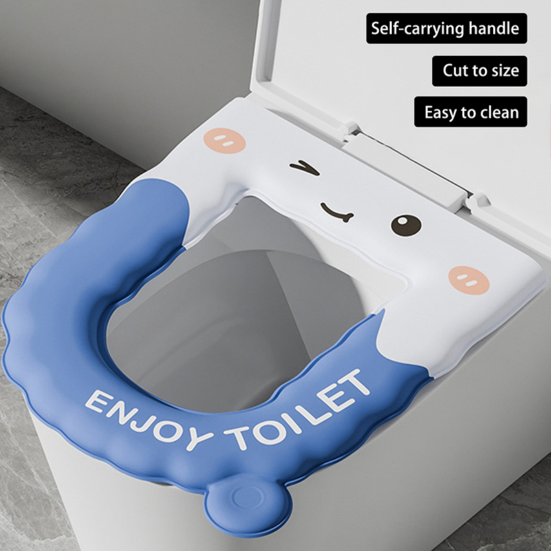 Home Bathroom Accessories - Yeniden kullanılabilir su geçirmez klozet kapağı