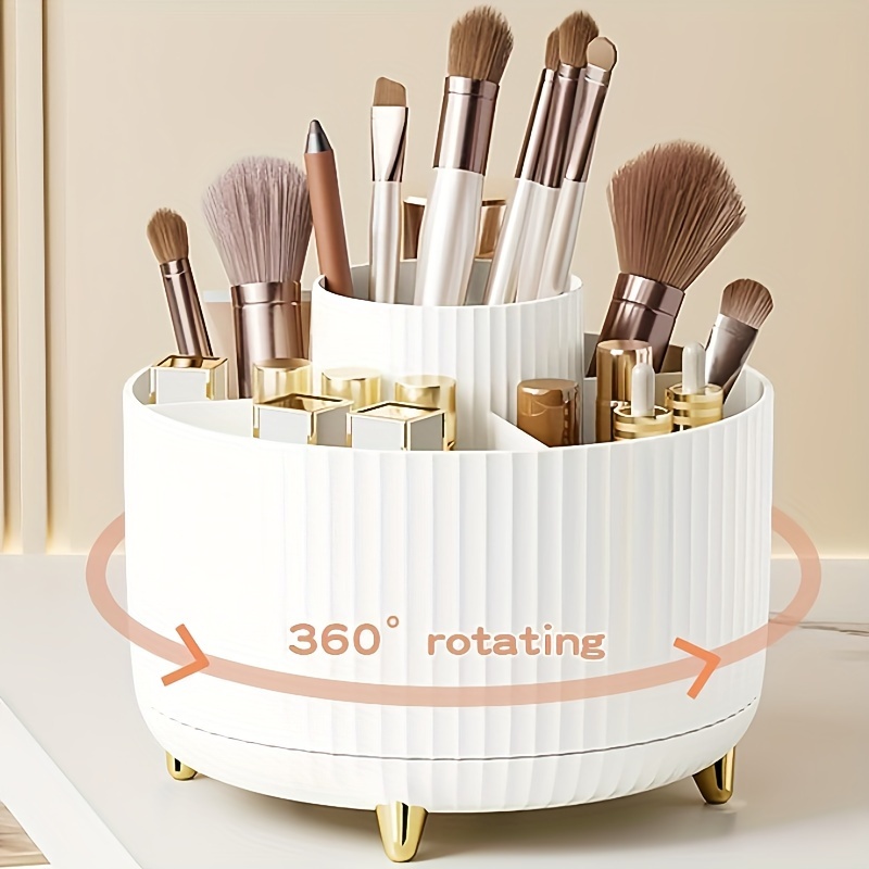 Home Goods Bathroom Storage - Dönebilen Makyaj Masası Kozmetik Saklama Kutusu