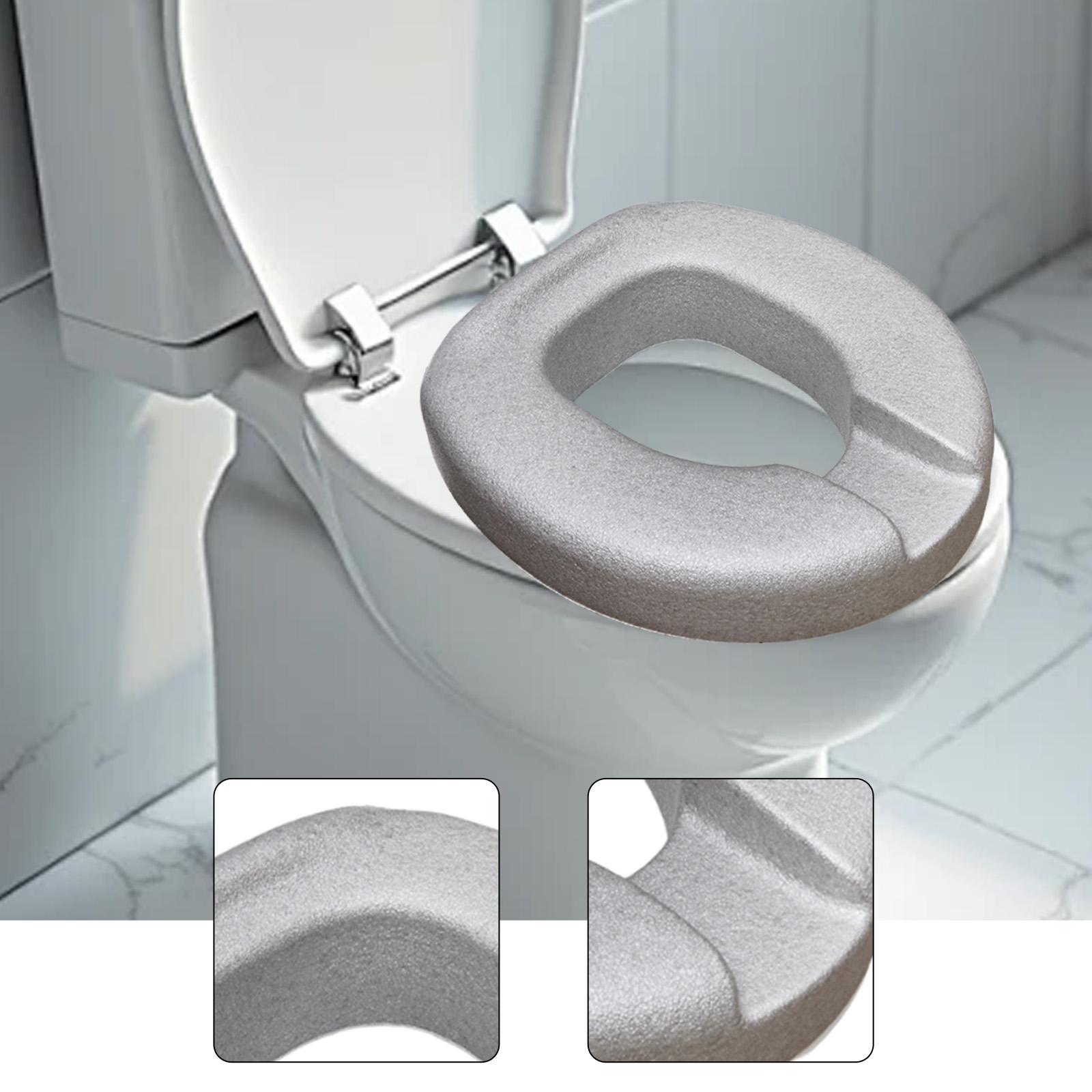 Home Bathroom Accessories - Yüksek Tuvalet Oturağı Yükseltici Kalınlaştırılmış Yıkanabilir
