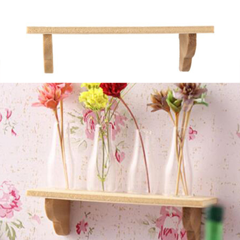 Home Bathroom Accessories - 1 adet 1:12 Dollhouse ahşap duvar