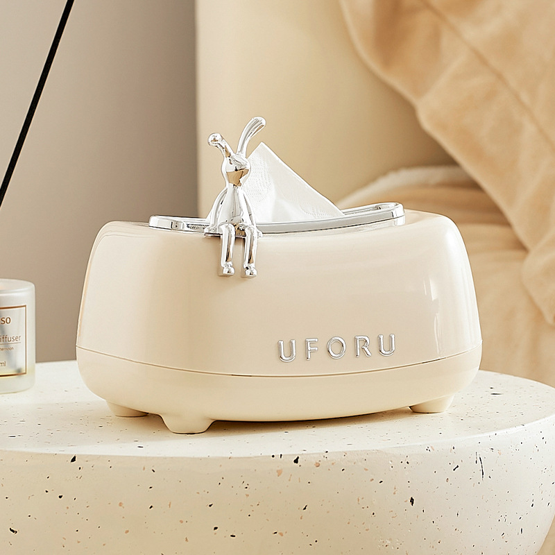 Home Bathroom Paper Towel Dispenser - Uforu Çok Fonksiyonlu Mendil Kutusu Yaylı
