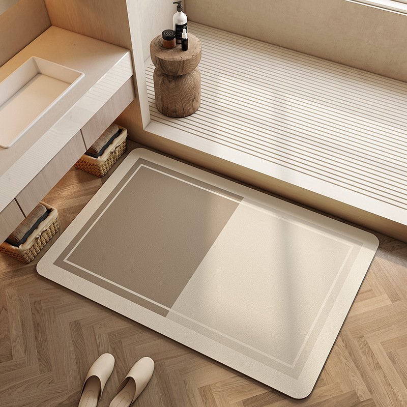Zara Home Bathroom Rug - VIKAMA Wabi Sabi minimalist tarzı halı