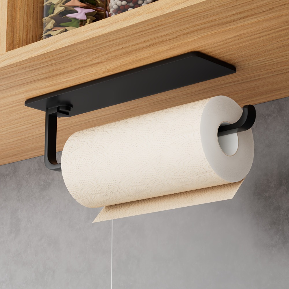 Home Bathroom Paper Towel Dispenser - 1 adet mutfak havlusu tutucusu -