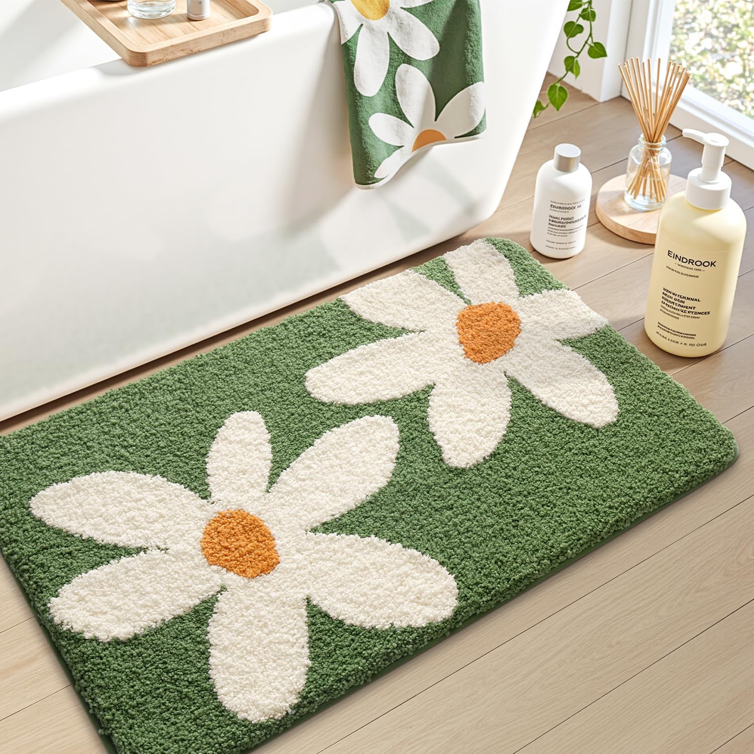 Zara Home Bathroom Rug - VIKAMA Modern Banyo Halı Yumuşak Su
