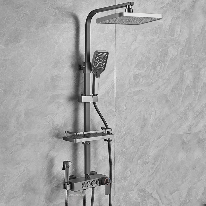 Home For Bathroom - Paslanmaz Çelik Duş Seti Anti Calc