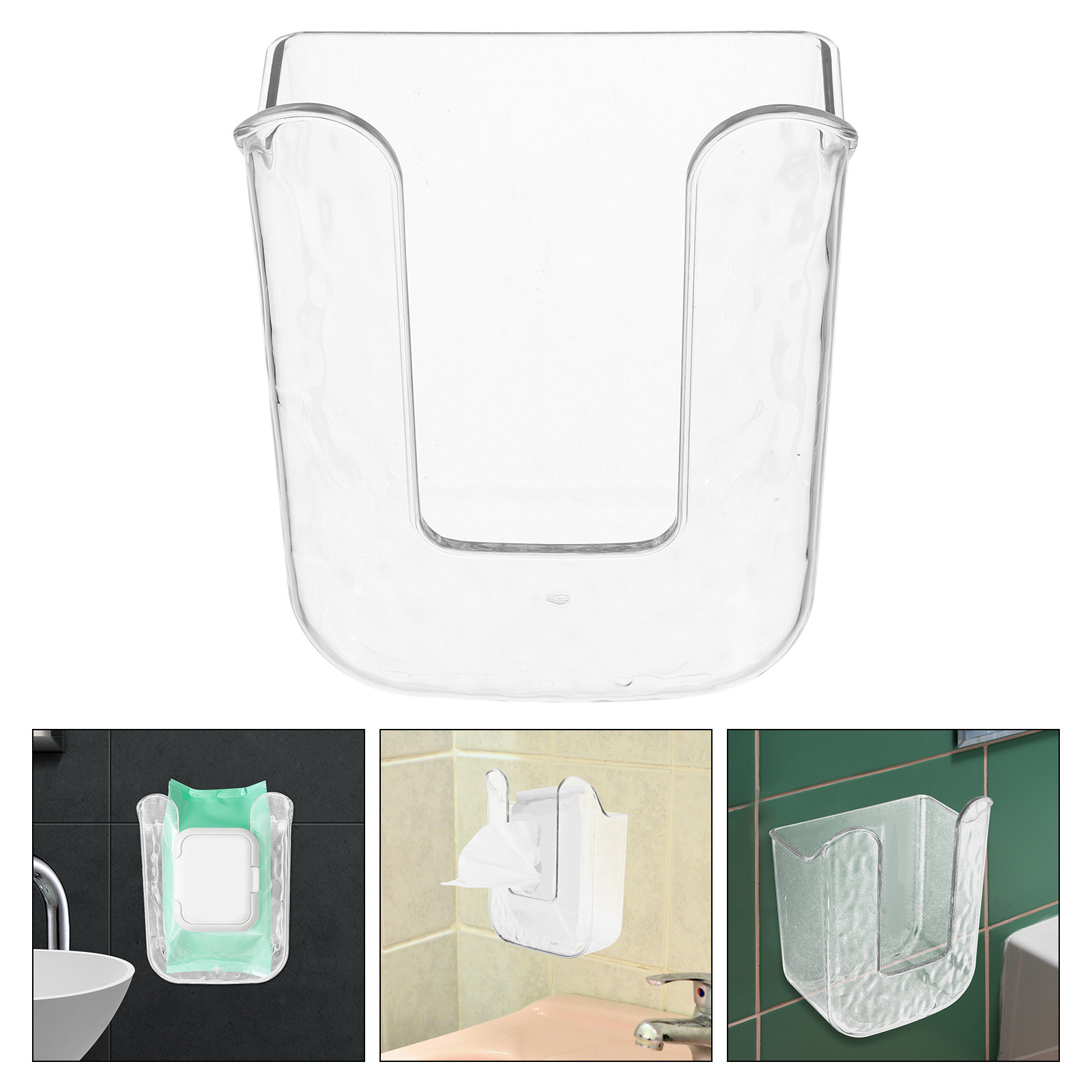 Home Bathroom Paper Towel Dispenser - Banyo Duvar Rafı Mendil Dispenseri Tutucu