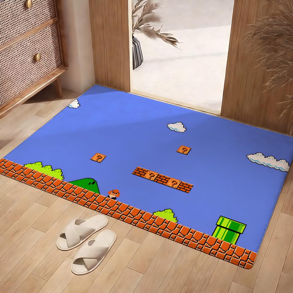 Home Bathroom Images - Anime Piksel Görüntülü Yer Paspası Yumuşak