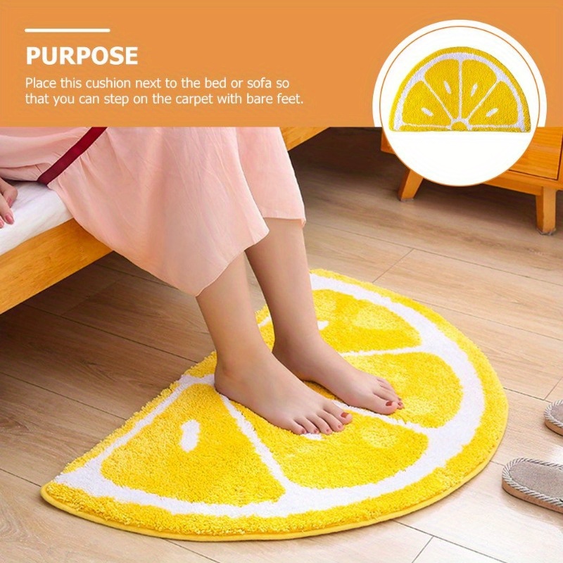 Zara Home Bathroom Rug - VIKAMA Taze Limon Tarzı Banyo Zemin
