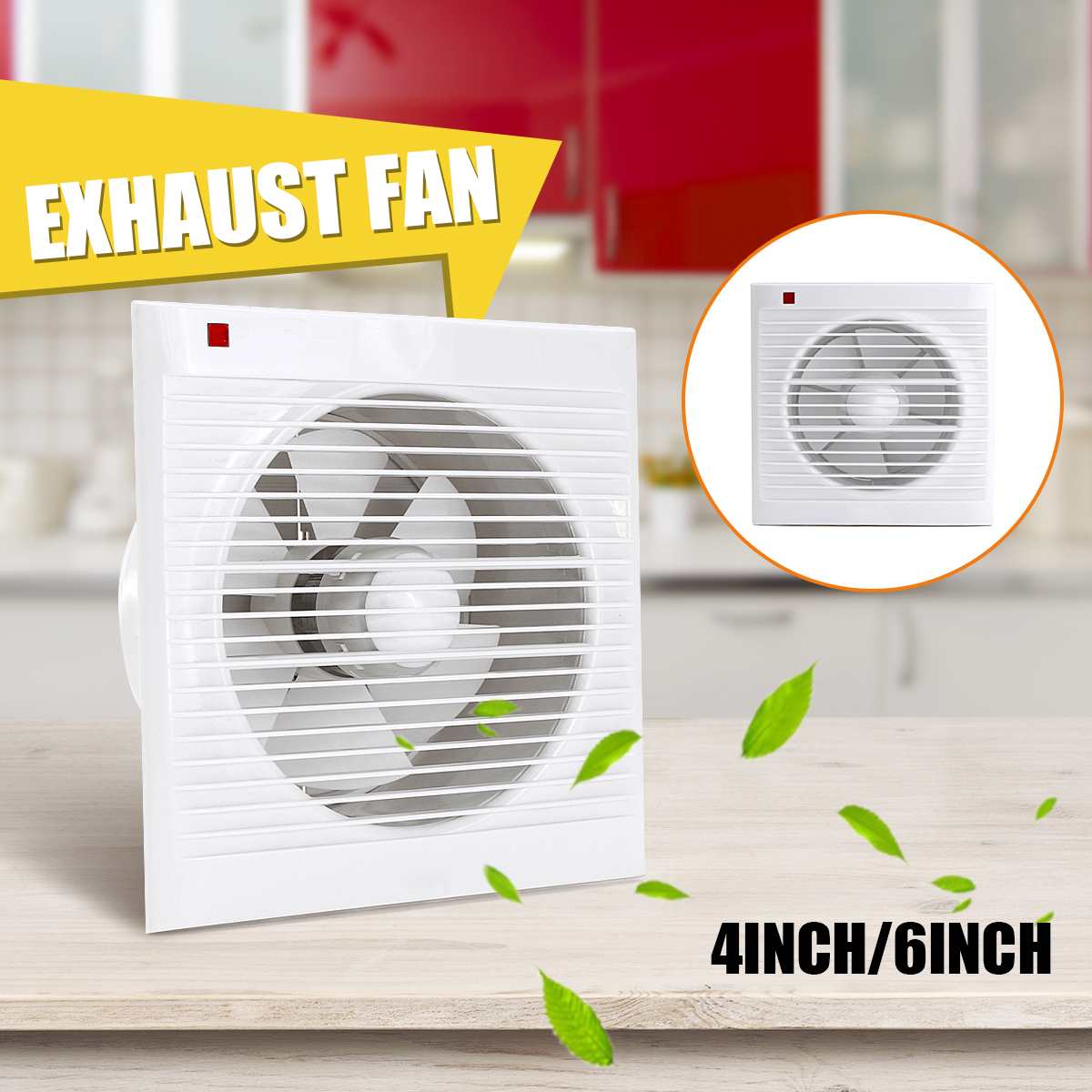 Home Bathroom Fan - 4 İnç 6 İnç 8 İnç