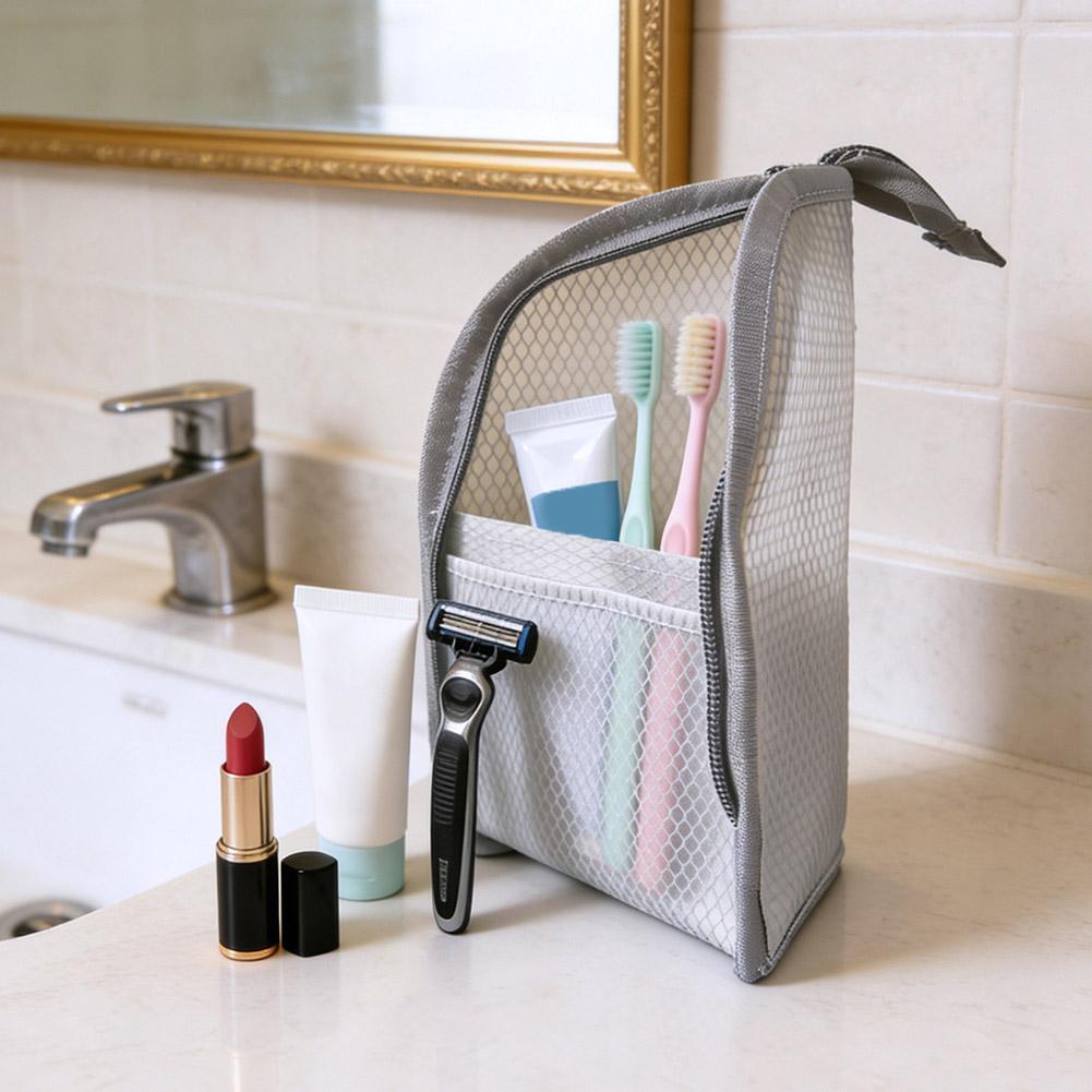 Home Goods Bathroom Storage - Örgü Seyahat Tuvalet Çantası Taşınabilir Diş