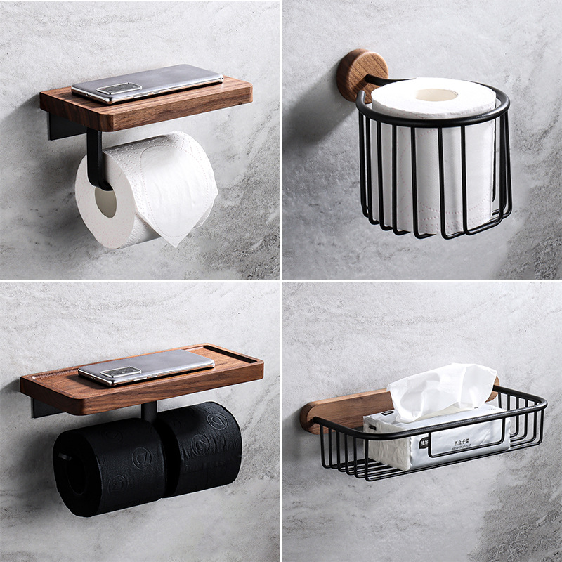 Masif ahşap kağıt mendil tutuc - Home Bathroom Paper Towel Dispenser incelemesi ve fiyatı