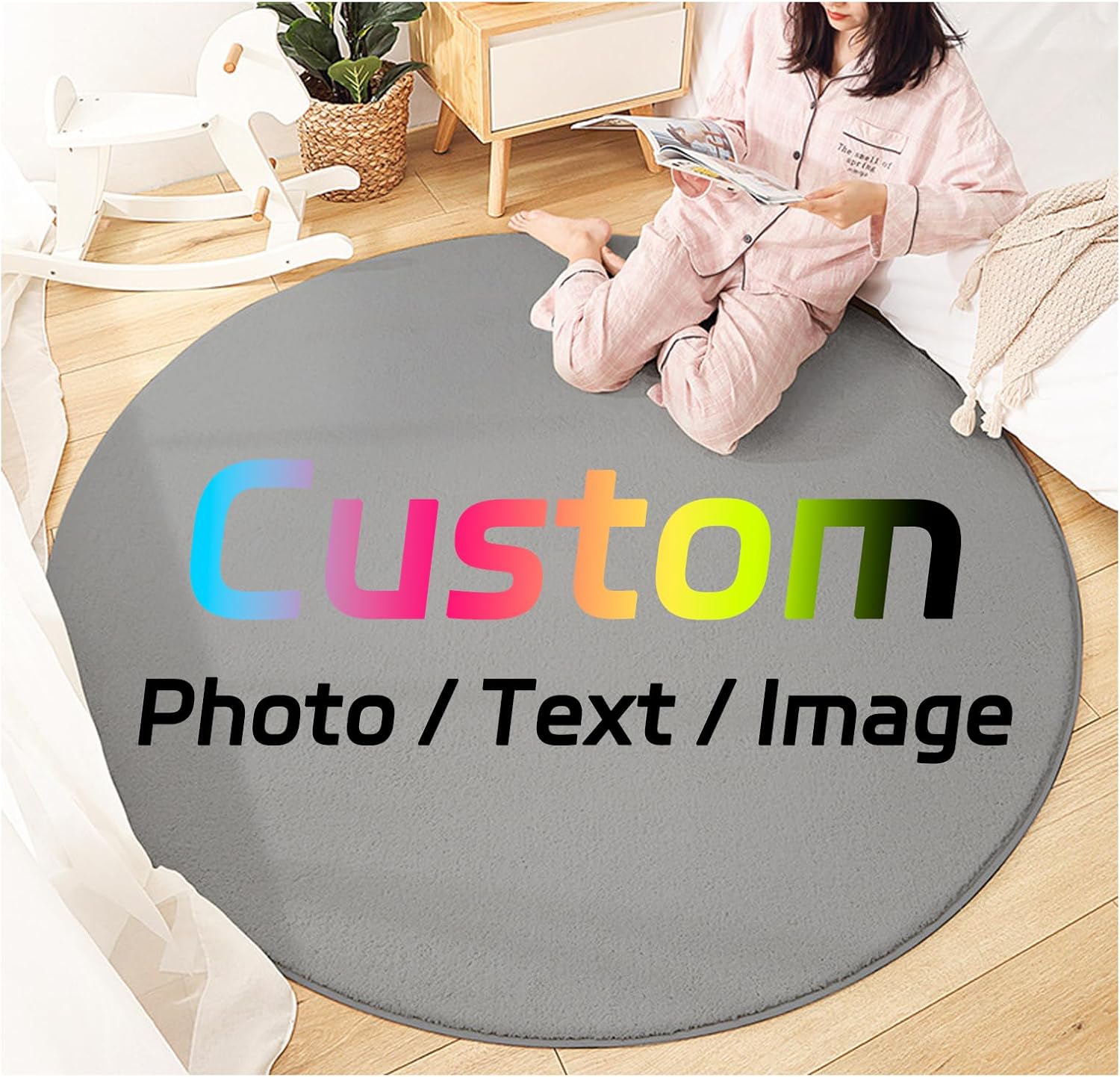 Özel Yuvarlak Halı Kişiselleşt - Home Bathroom Images incelemesi ve fiyatı