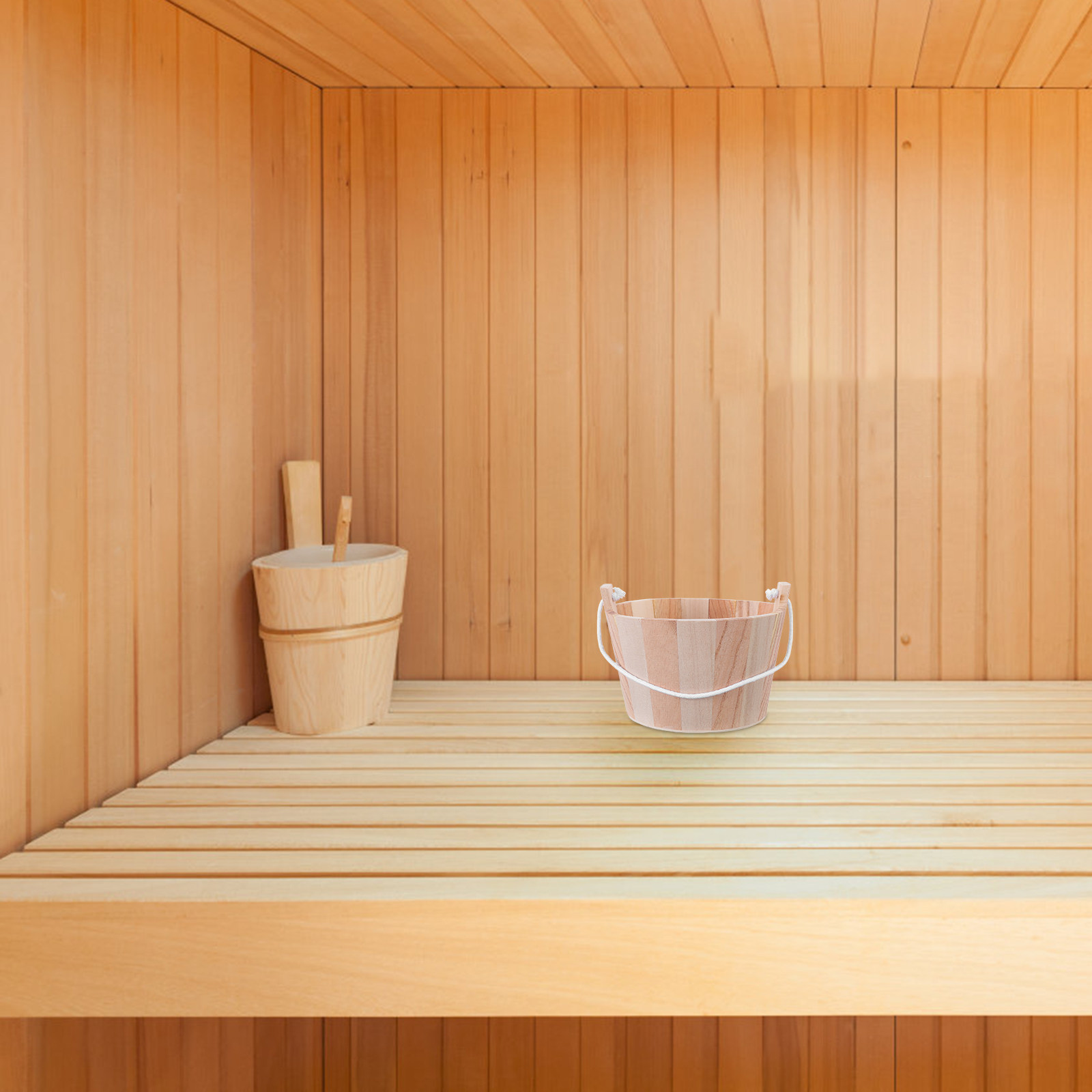 Premium Doğal Ahşap Sauna Kova - Home Bathroom Accessories incelemesi ve fiyatı