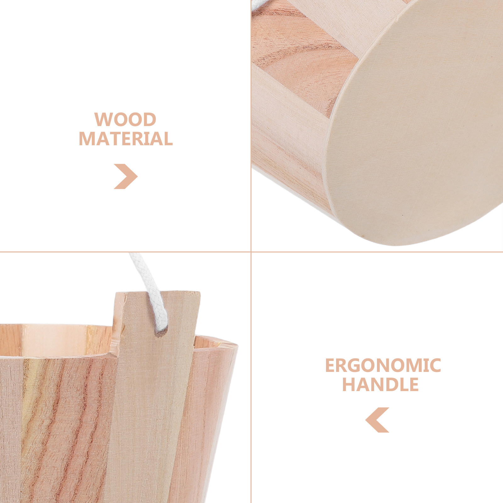 Premium Doğal Ahşap Sauna Kova - Home Bathroom Accessories incelemesi ve fiyatı