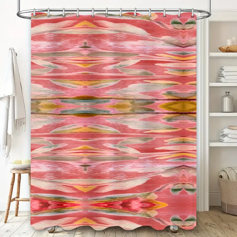 Soyut Suluboya Duş Perdesi Pem - Home Bathroom Design Ideas incelemesi ve fiyatı