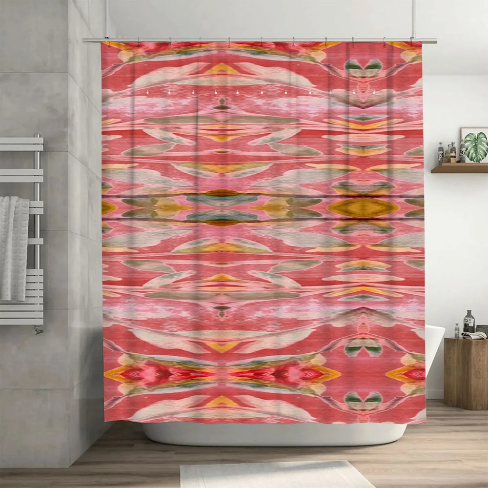 Soyut Suluboya Duş Perdesi Pem - Home Bathroom Design Ideas incelemesi ve fiyatı