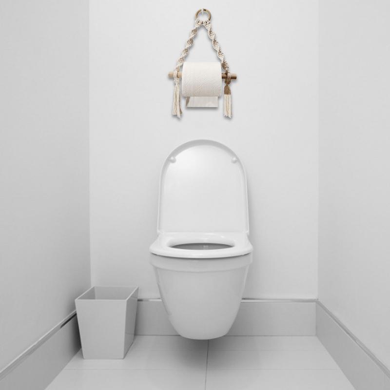 El dokuma ahşap rulo kağıt hav - Home Bathroom Paper Towel Dispenser incelemesi ve fiyatı