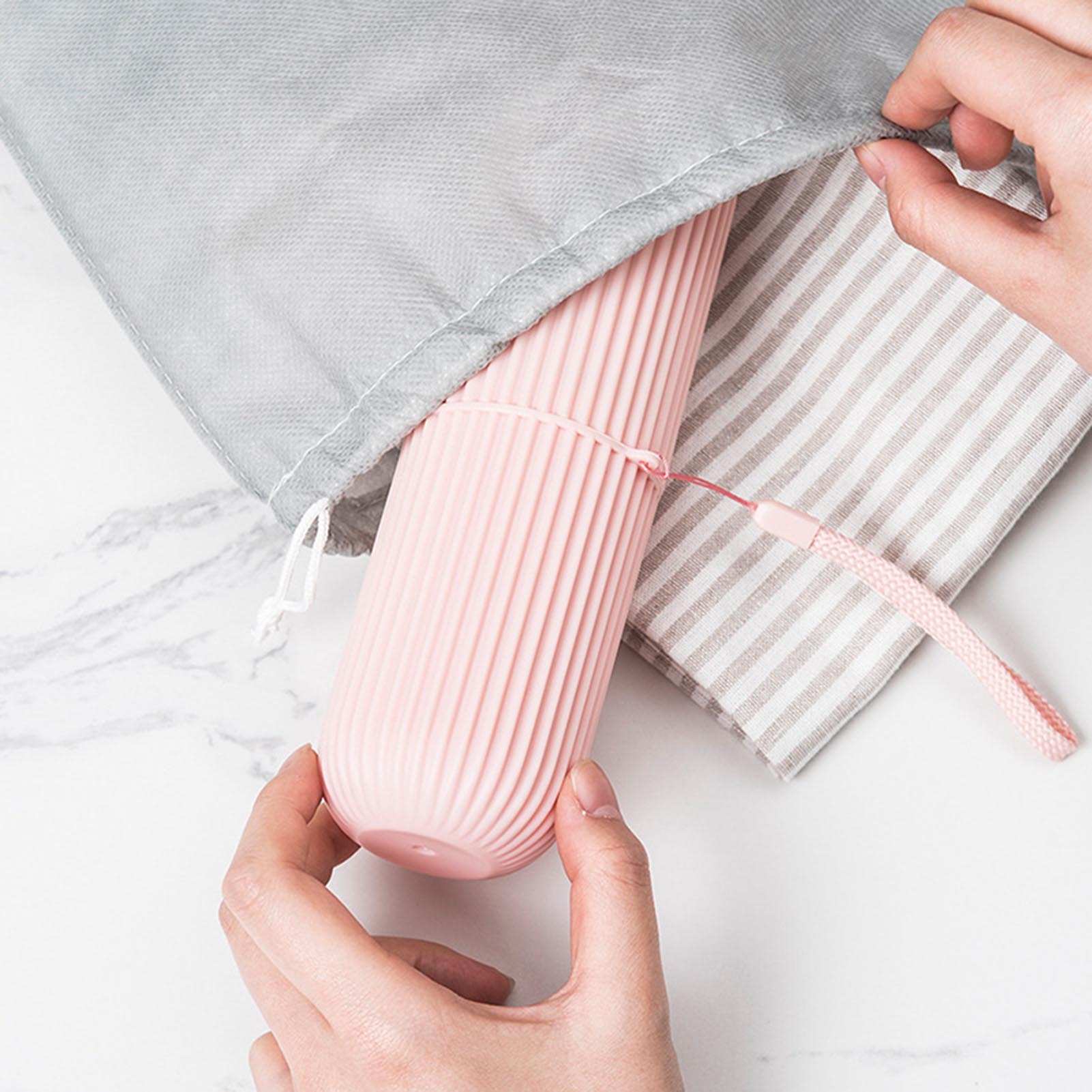 Pembe Boş Seyahat Taşınabilir  - Home Goods Bathroom Storage incelemesi ve fiyatı