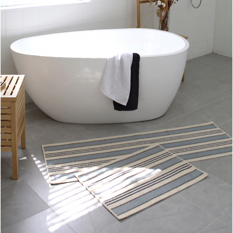 VIKAMA Kore Minimalist Çizgili - Zara Home Bathroom Rug incelemesi ve fiyatı