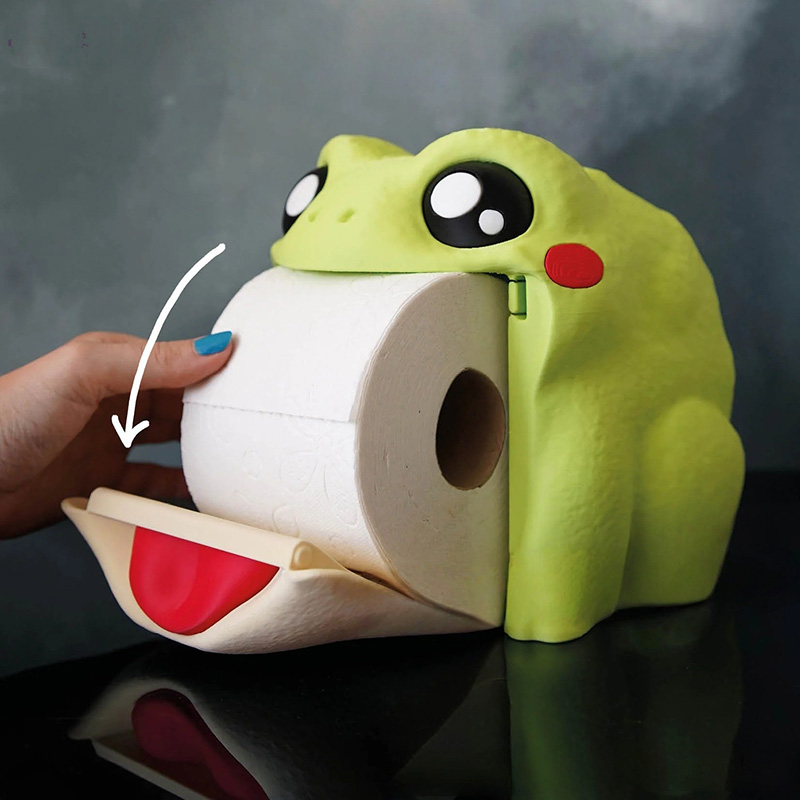 Komik Kurbağa Doku Kutusu Taşı - Home Bathroom Paper Towel Dispenser incelemesi ve fiyatı