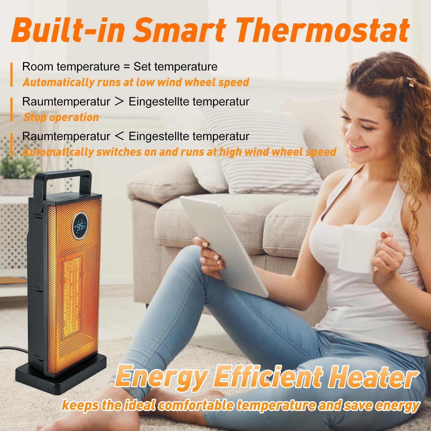 Oda ısıtıcı 1500W büyük taşına - Home Bathroom Fan incelemesi ve fiyatı