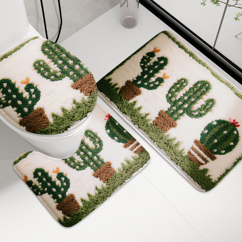3 adet Kore Tarzı Ev Tuvalet U - Zara Home Bathroom Rug incelemesi ve fiyatı