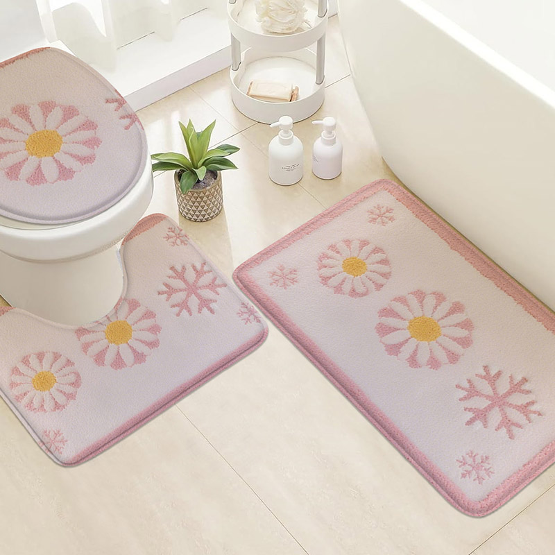 3 adet Kore Tarzı Ev Tuvalet U - Zara Home Bathroom Rug incelemesi ve fiyatı