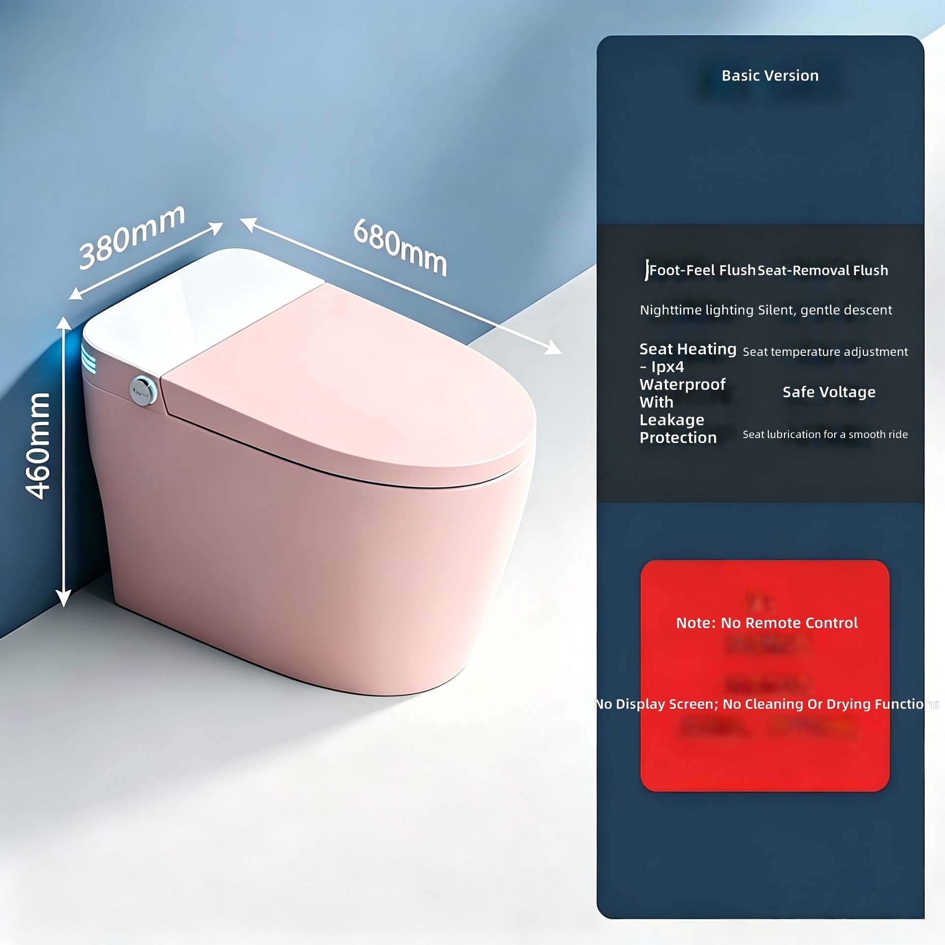 Akıllı Tuvalet, Pembe, Hepsi B - Home For Bathroom incelemesi ve fiyatı