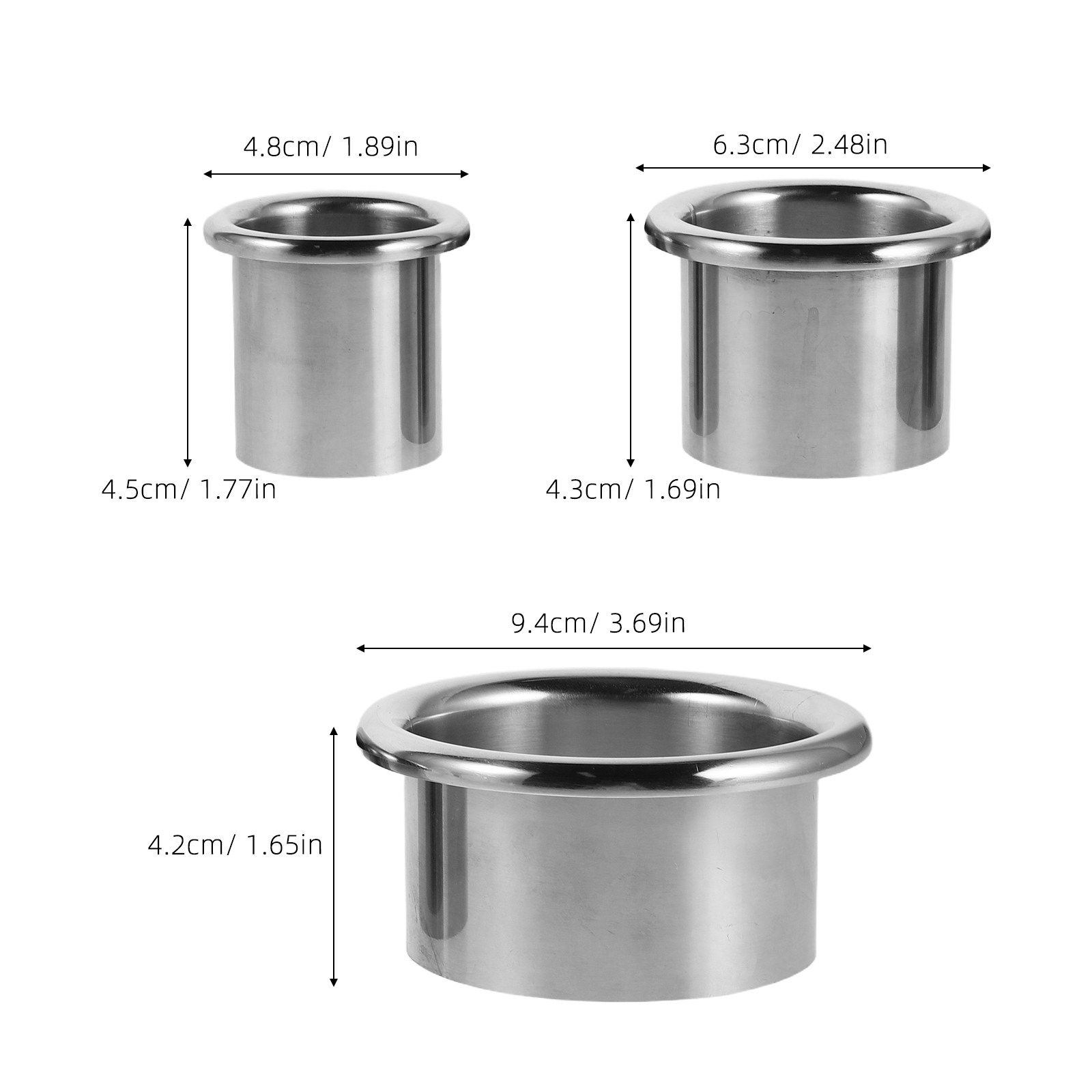 3 adet paslanmaz çelik saç kur - Home Goods Bathroom Storage incelemesi ve fiyatı