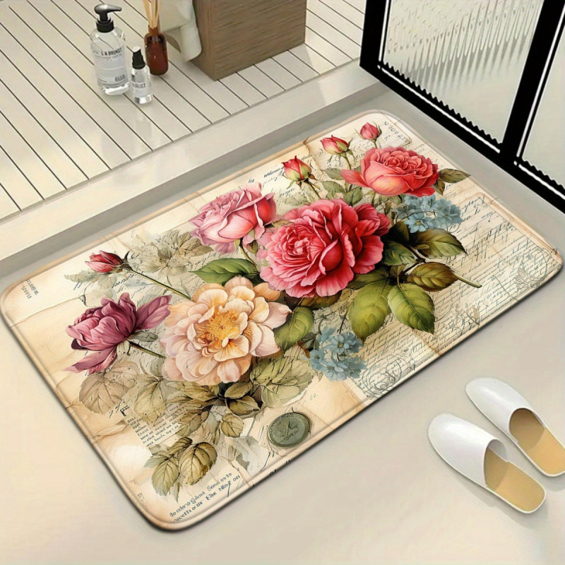 VIKAMA Vintage Çiçekli Banyo P - Zara Home Bathroom Rug incelemesi ve fiyatı