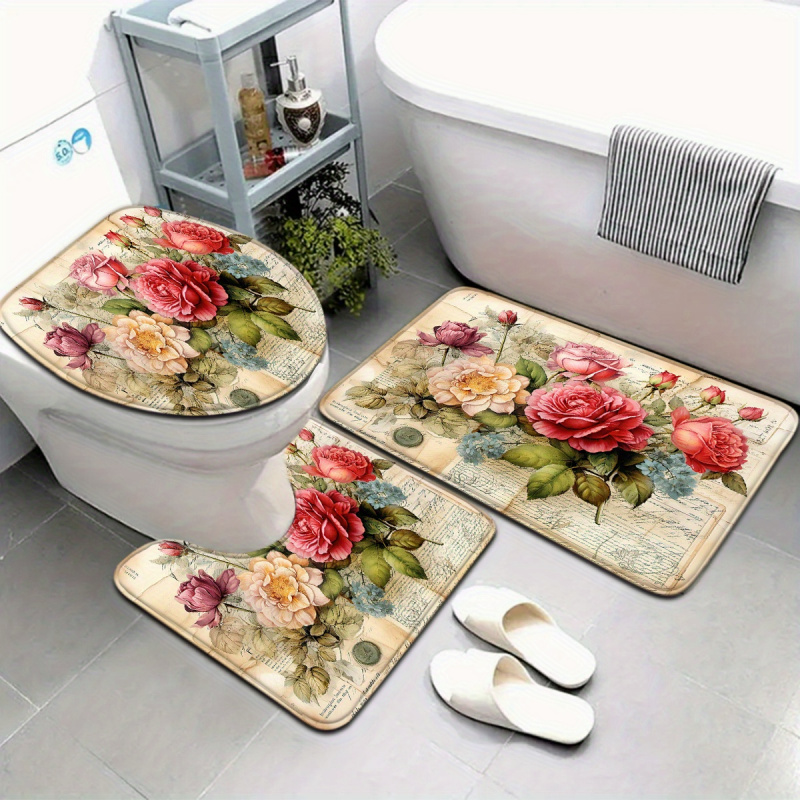 VIKAMA Vintage Çiçekli Banyo P - Zara Home Bathroom Rug incelemesi ve fiyatı